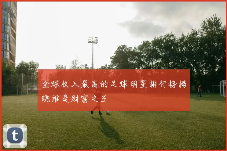 全球收入最高的足球明星排行榜揭晓谁是财富之王