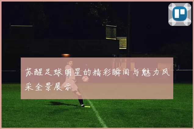 苏醒足球明星的精彩瞬间与魅力风采全景展示