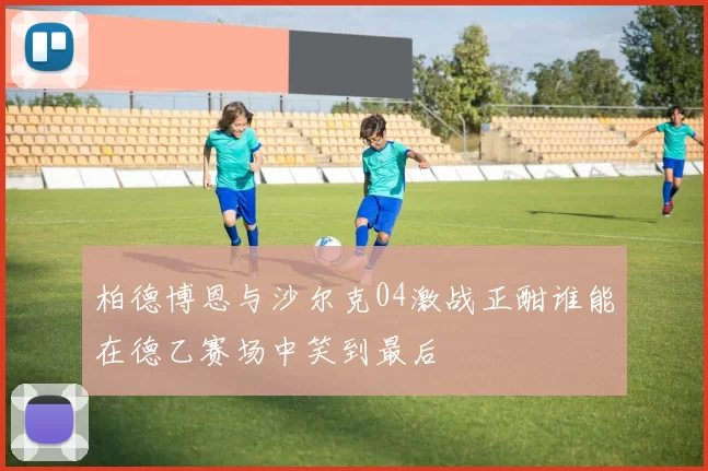 柏德博恩与沙尔克04激战正酣谁能在德乙赛场中笑到最后