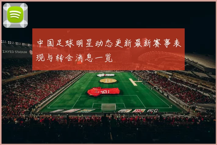 中国足球明星动态更新最新赛事表现与转会消息一览